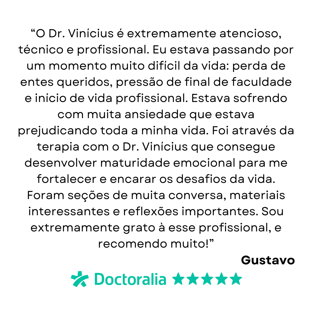 Opinião | EVIPSI | Psicólogo Dr. Vinícius Ferreira Borges, PhD | Florianópolis